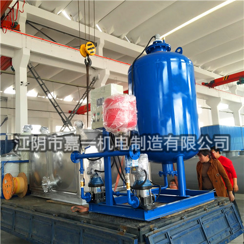 廣州客戶預(yù)定的定壓補(bǔ)水裝置，全自動(dòng)軟水器，不銹鋼水箱已發(fā)貨！