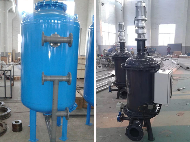 上海客戶定制的石英砂過濾器，多濾芯過濾器發(fā)貨